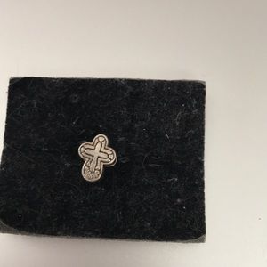 silver cross pandora charm